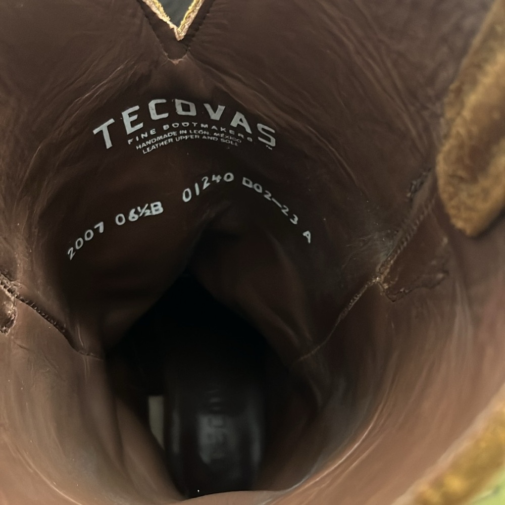 Tecovas Brown Heeled Boots - Picture 4 of 14